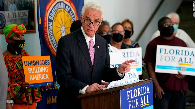 To defeat Ron DeSantis, Florida Democrats are coalescing around Charlie Crist and the Joe Biden playbook