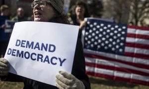 There’s a Huge Divide Among Democrats Over How Hard to Campaign for Democracy