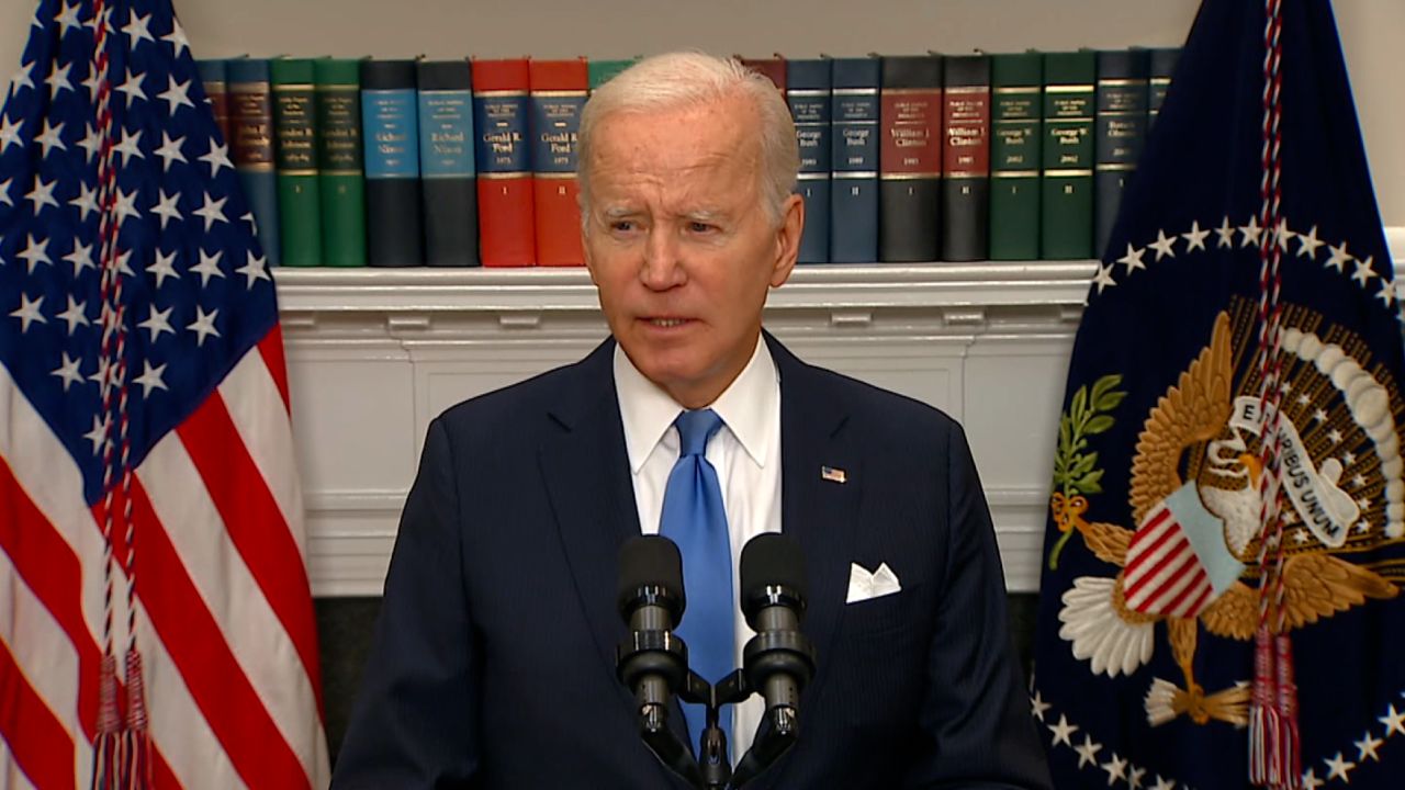 Biden describes the leaks in the Nord Stream pipeline as a "deliberate act of sabotage."