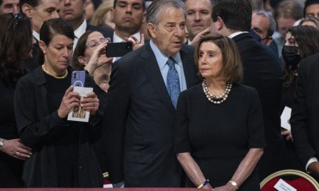 Where is Nancy? was yelled as the assailant attempted to tie up Paul Pelosi during the home invasion