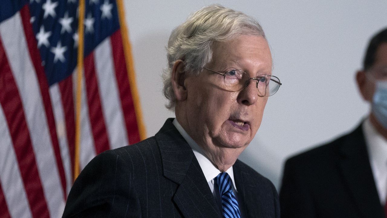 Mitch McConnell wins election in a secret ballot to keep leading Senate Republicans