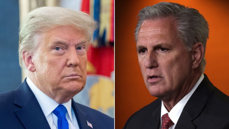 Trump requests that his followers stop opposing McCarthy