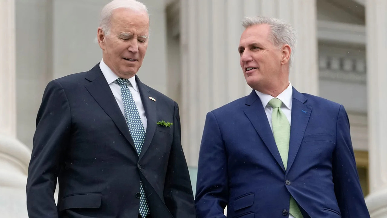 Joe Biden and Kevin McCarthy Face Off in Epic Battle Over US National Debt