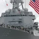 US Warship's Aerial Triumph: Foiling Attack Drones over the Red Sea