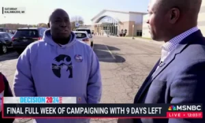 Black Michigan Voter Stuns NBC: "I Don't Hear Fascism from Trump"