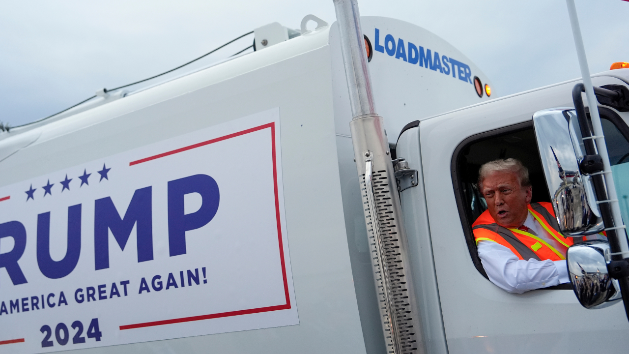 Trump's Garbage Truck Stunt: A Response to Biden?