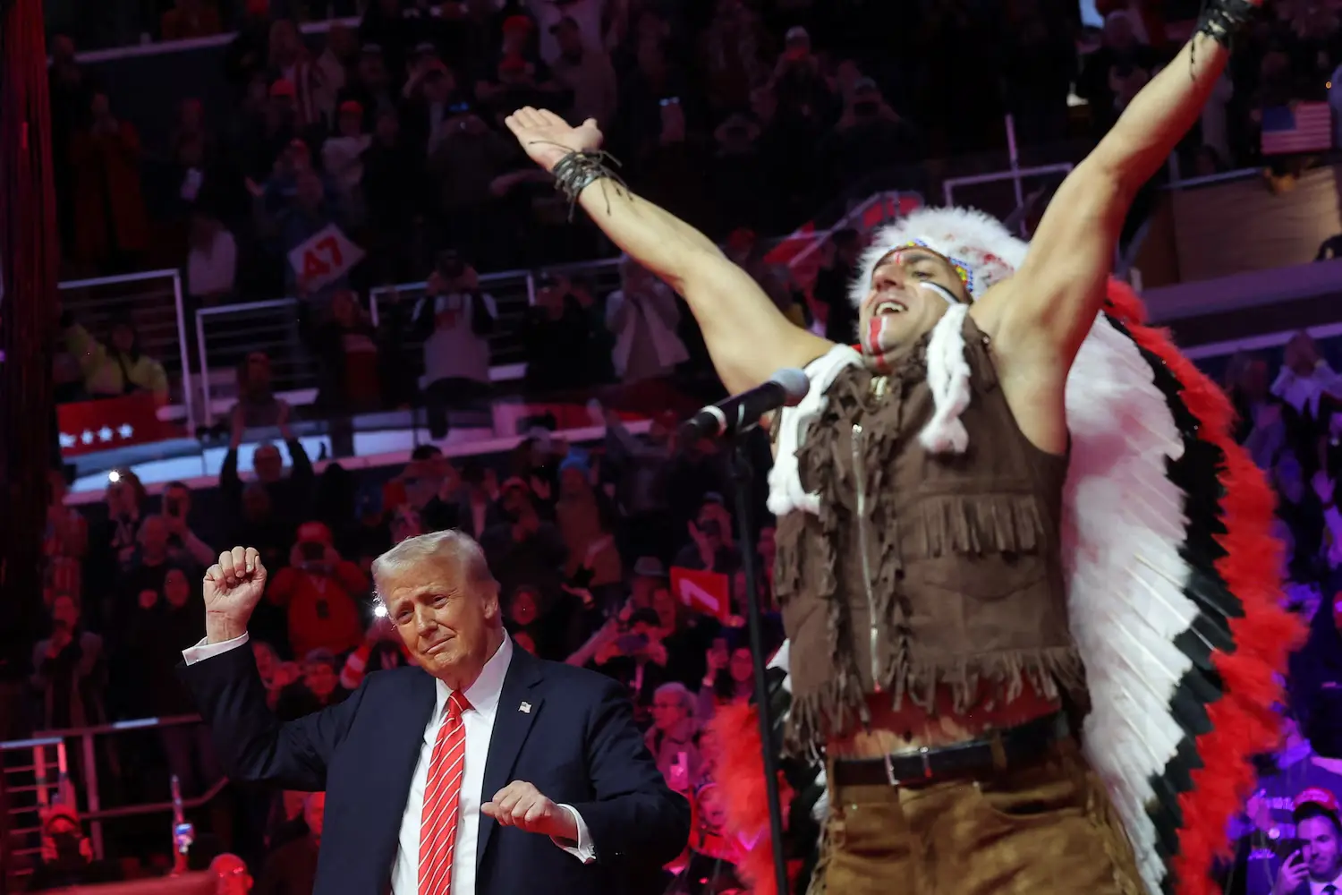 Trump’s Victory Rally: Dancing to 'YMCA' with Village People