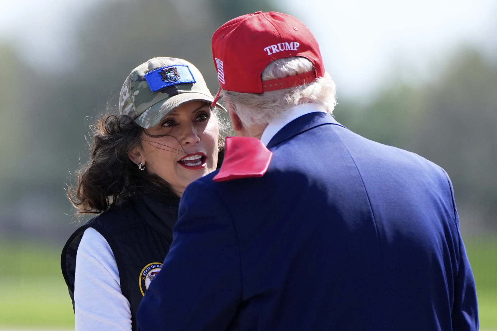 'About That Hug': Whitmer’s Risky Embrace of Trump Goes Viral