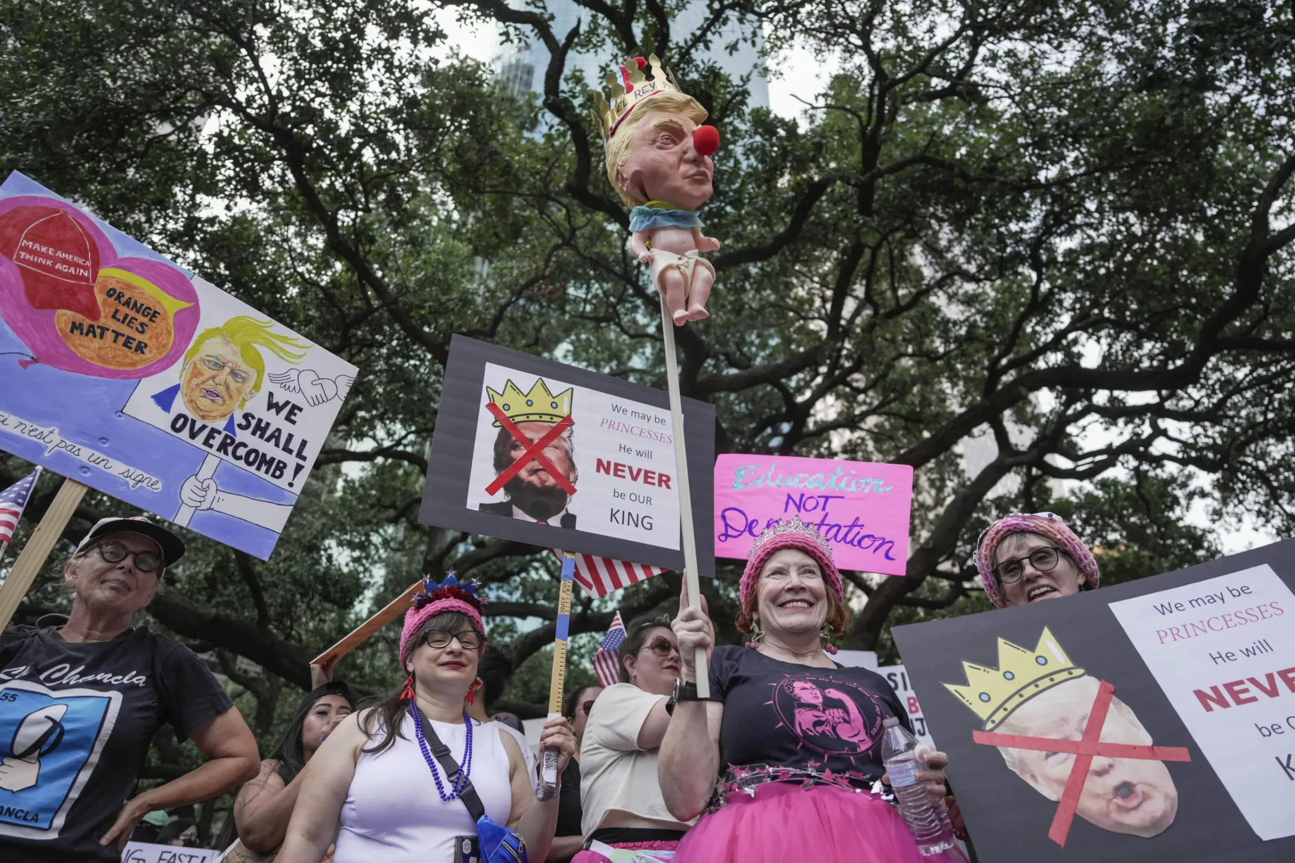 You Won’t Believe the Signs at These ‘No Kings’ Anti-Trump Rallies